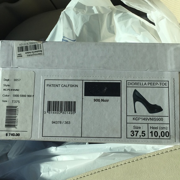 Dior peeptoe heels - Picture 3 of 6